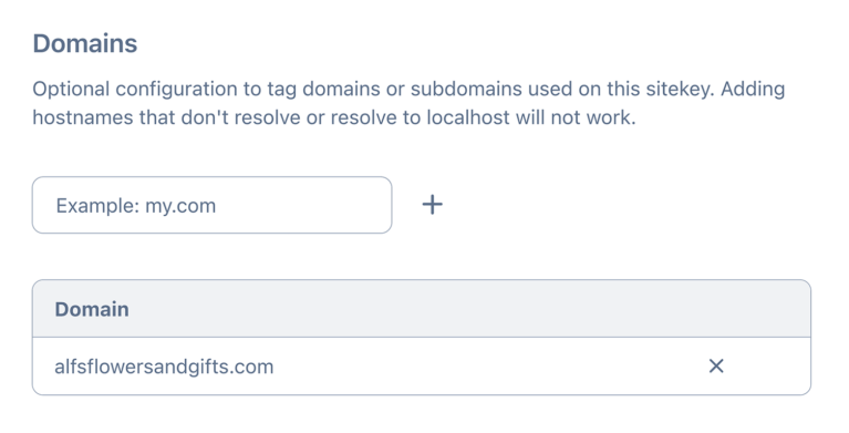 hCaptcha domains