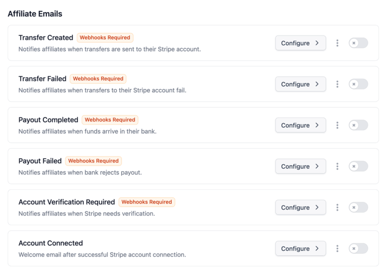 Affiliate email