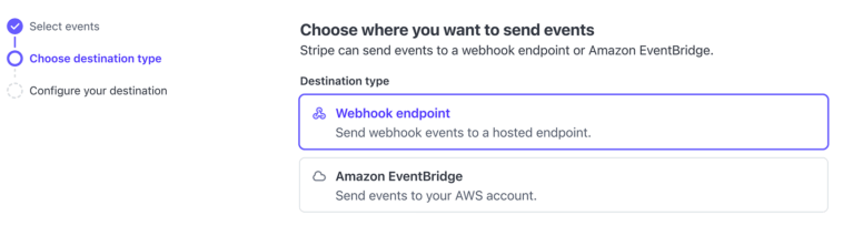 Webhook endpoint