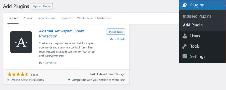 Click on Add New to Install the Plugin