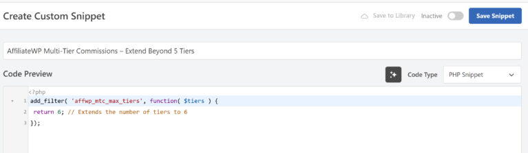 Paste Code Snippets