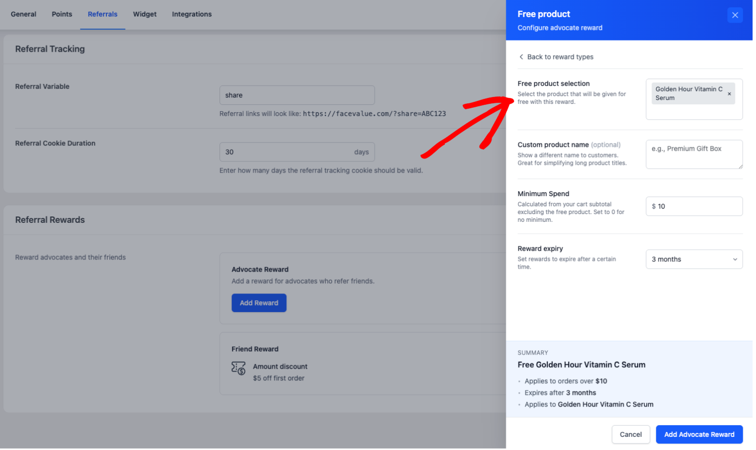 Sélection de produits gratuits