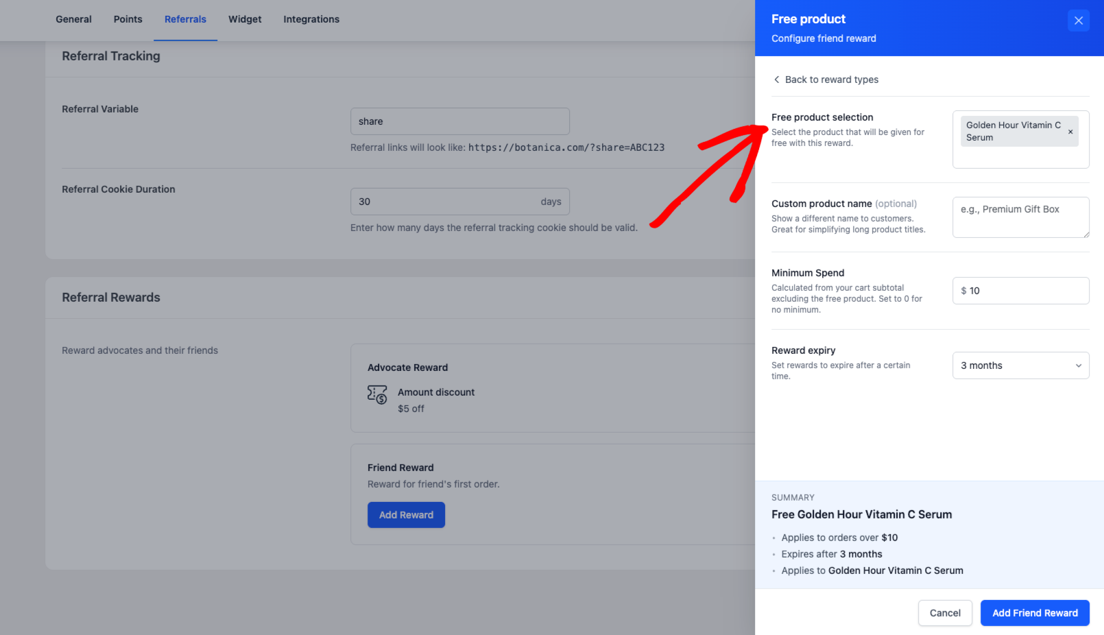 Sélection de produits gratuits