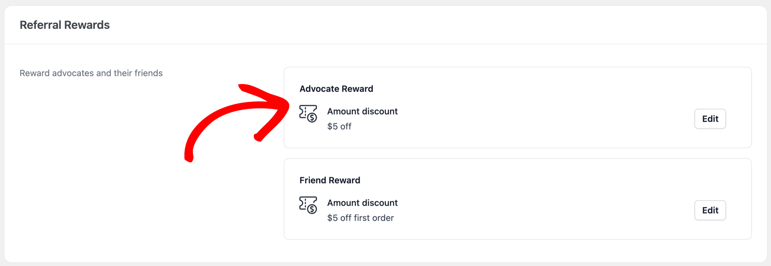 Récompense du promoteur