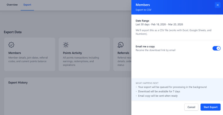 Click the Card (Member)