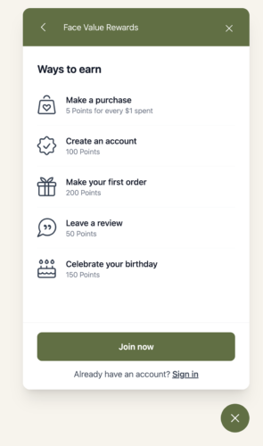 Möglichkeiten, Punkte zu sammeln