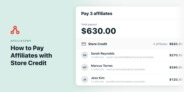 Store Credit Payout