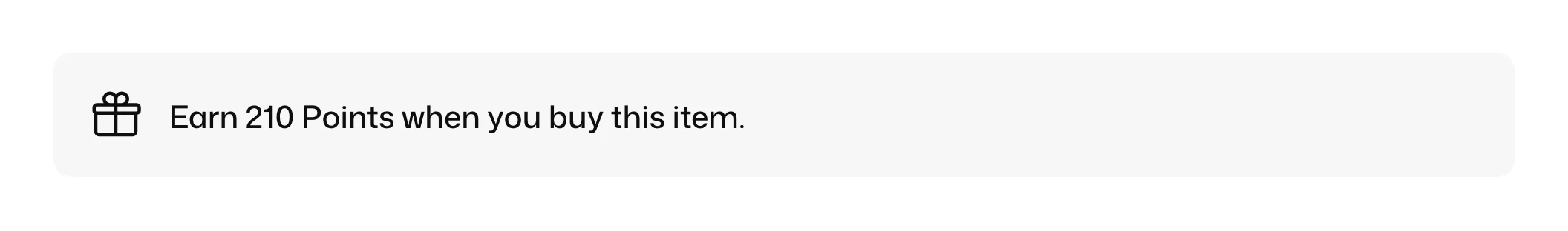 Product page notice showing the multiplied number of points a VIP member will earn