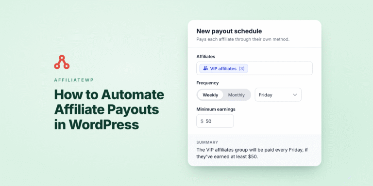 So automatisieren Sie Partnerauszahlungen in WordPress