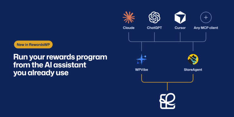 Run your rewards program from the AI assistant you already use